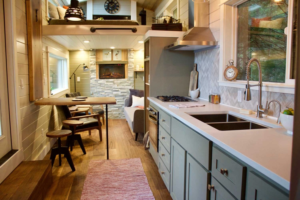 tiny cottage kitchen