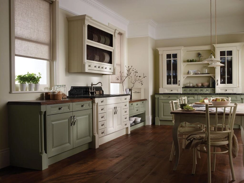 vintage look kitchen