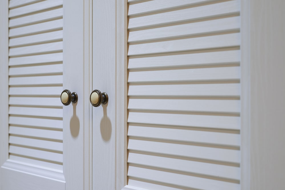 1. cabinet doors with louvers