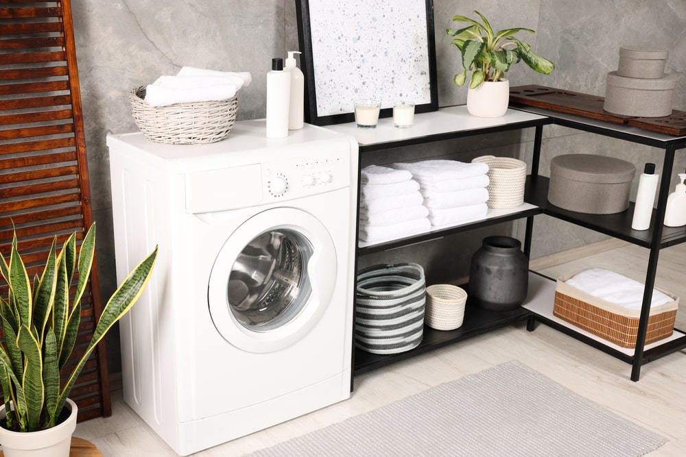 modular storage for laundry room - cabinets and shelves