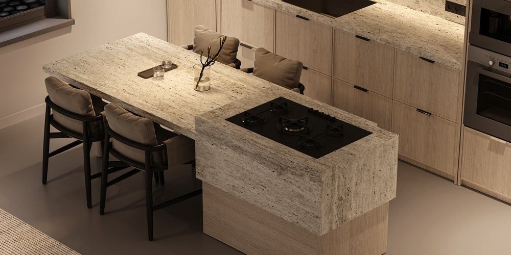 cleaning challenges for a porous semi-precious countertop