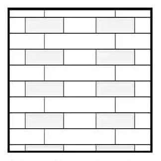 brick tile layout